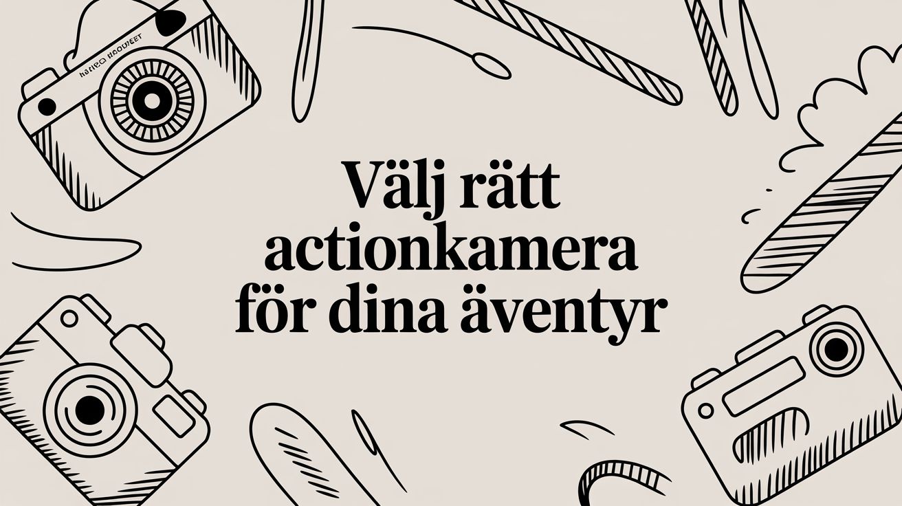 Välj rätt actionkamera för dina äventyr