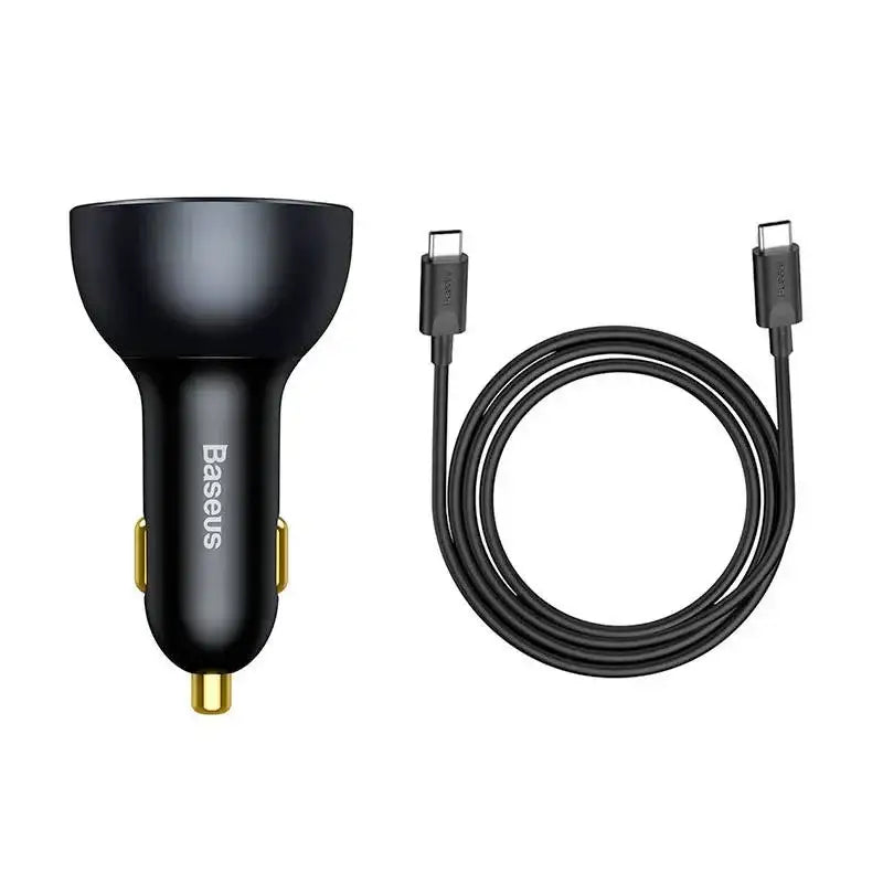 Baseus Qualcomm QC5 Car - Snabbladdare Bil QC5 / PPS 160W - 3xUSB Typ A/C - Svart - Action King