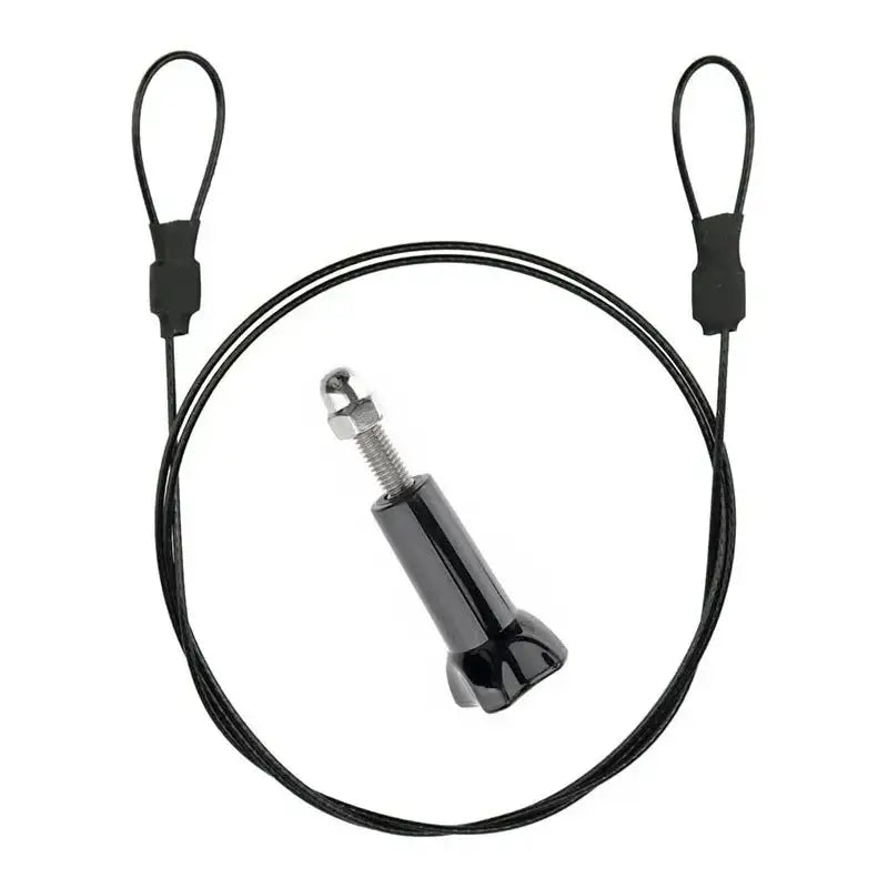 Säkerhetslina/vajer för kamera metall inkl. låsskruv - Action King