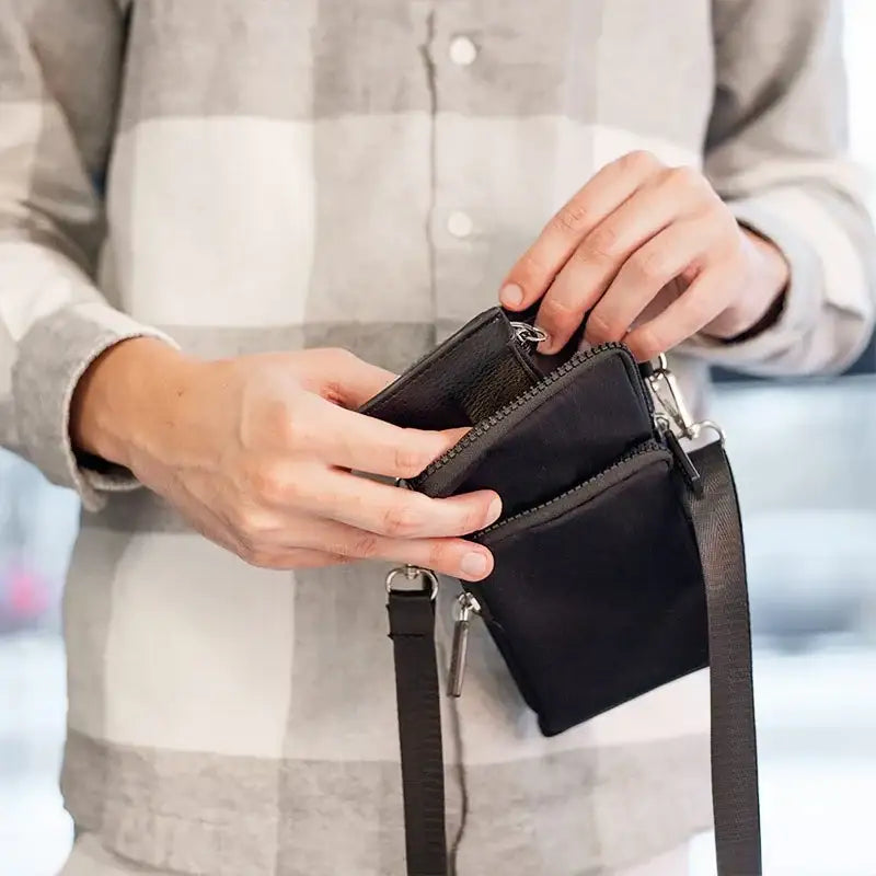 Väska för mobil - Axelrem - Svart - Action King