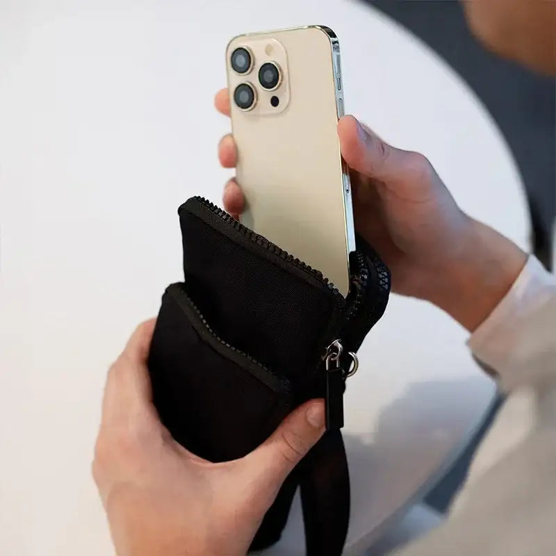 Väska för mobil - Axelrem - Svart - Action King