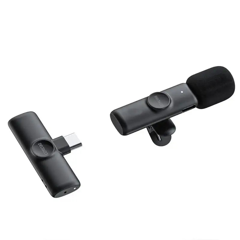 Deltaco Trådlös Mikrofon till Mobil iOS / Android & Dator - Kit - Action King