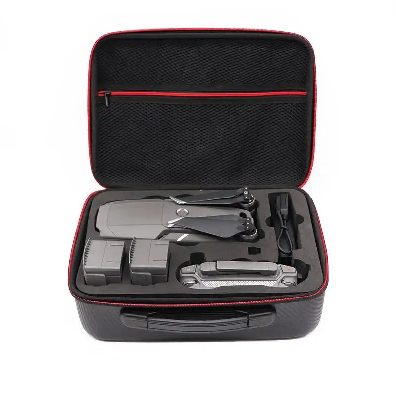 Väska till DJI Mavic 2 Pro / Zoom och tillbehör - Svart / Röd - Action King