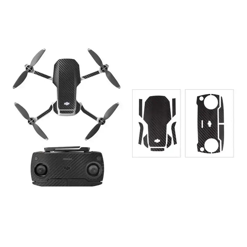 Klistermärke / Skin till DJI Mavic Mini - Svart - Action King