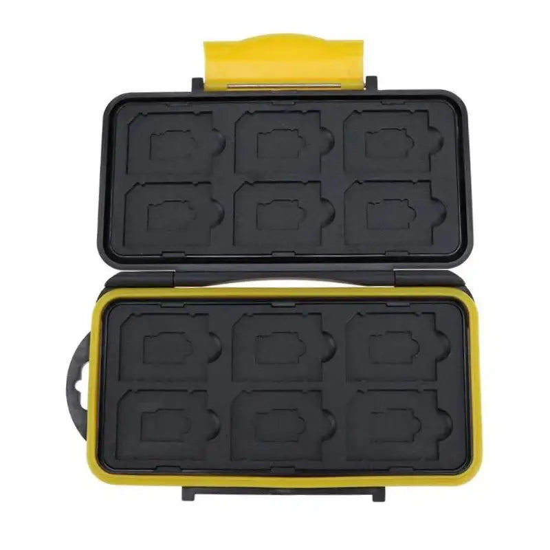 Förvaringsväska för minneskort 12i1 - Vattentät - Svart - Action King