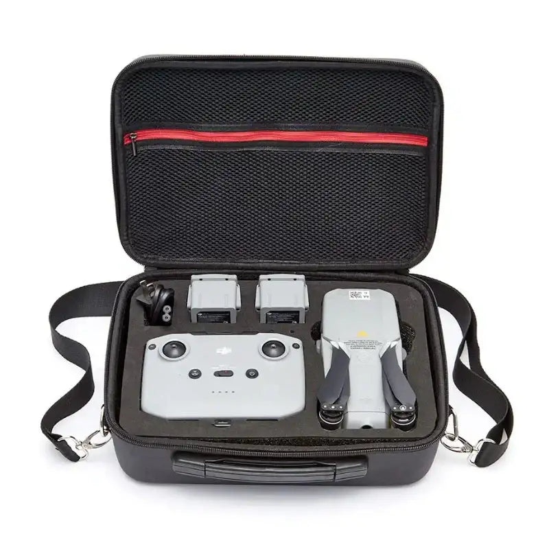 Väska till DJI Mavic Air 2 / Air 2S och tillbehör - Svart / Röd - Action King