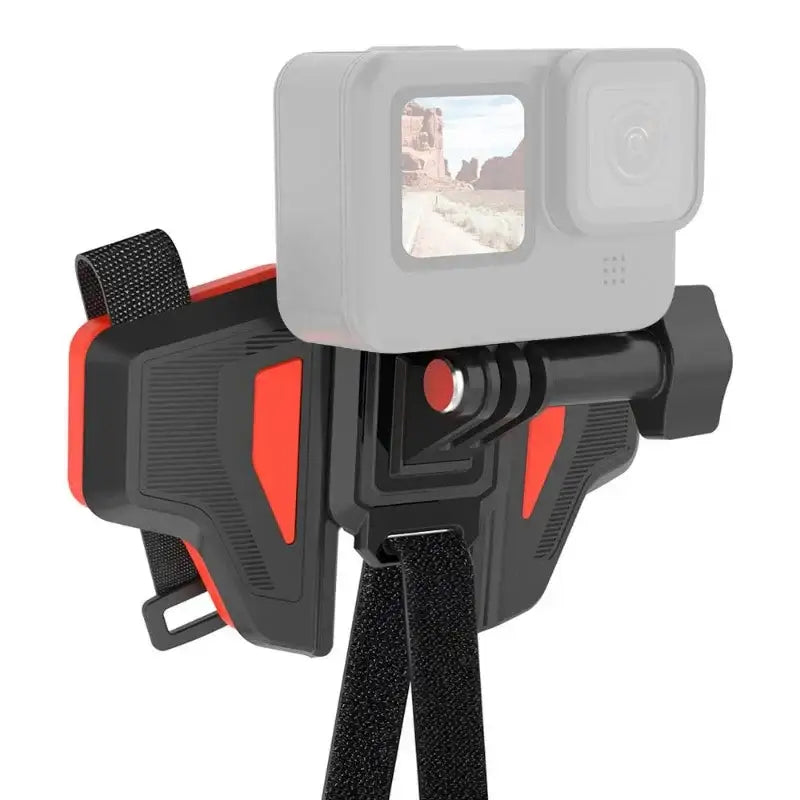 Telesin Fäste för hjälm vid haka - GoPro-fäste - Vikbar - Action King