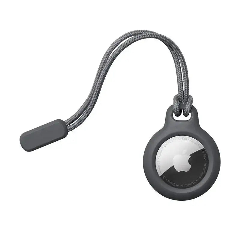 Fodral med rem för Apple AirTag - Svart - Action King