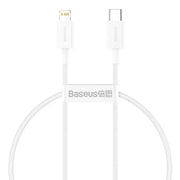 Baseus Superior Series USB-C - Lightning Kabel, PD, 20W, 0.25m - Vit - Action King