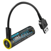 Nitecore NL2142LTHPR Li-ion 21700 Batteri Low Temp - 4200mAh, 3,6V, Max 15A, USB-C Laddning - Action King
