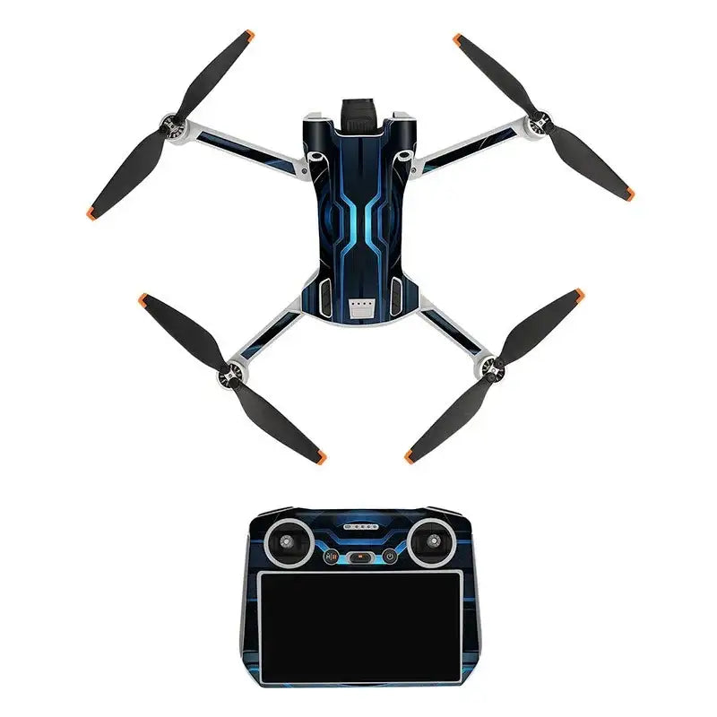 Klistermärke / Skin till DJI Mini 3 Pro + RC - Mech - Action King