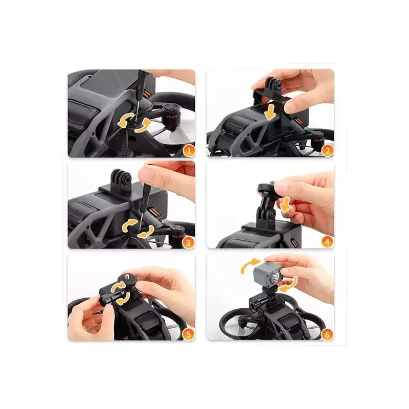 Fäste / hållare för kamera / tillbehör till DJI Avata - Ovansida - Action King