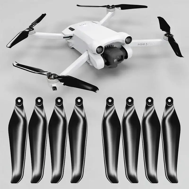Master Airscrew Propellers till DJI Mini 3 Pro / 4 Pro – 4-Pack Svart - Action King