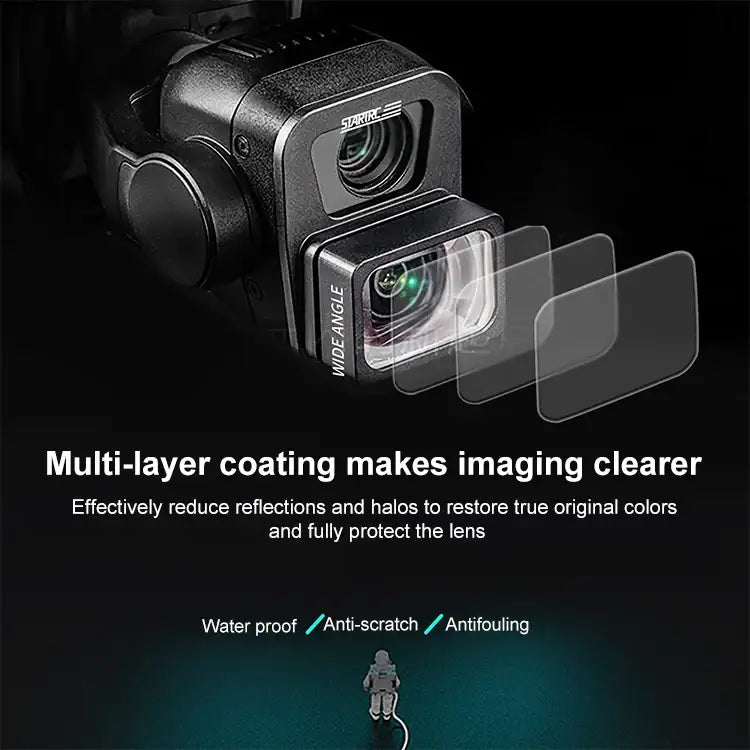 For DJI Air 3 STARTRC Drone Wide-Angle Lens Filter - Action King