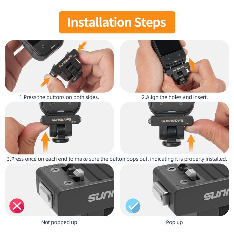 Sunnylife snabbfäste - Sunnylife Magnetiskt Snabbfäste för Kamera