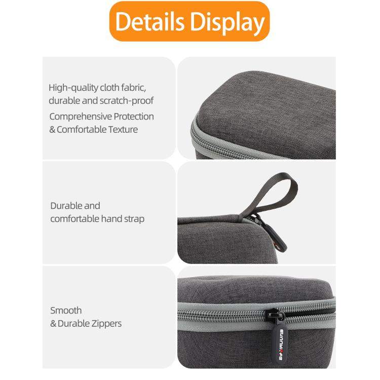 For Insta360 GO Ultra Sunnylife Standard Portable Protective Box Storage Bag - Action King