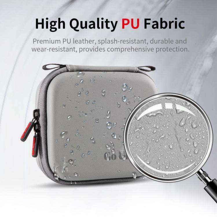 For Insta360 GO Ultra STARTRC Standard Portable Protective Box Diamond Texture PU Storage Bag - Action King