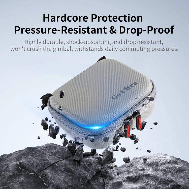 For Insta360 GO Ultra STARTRC Standard Portable Protective Box Diamond Texture PU Storage Bag - Action King