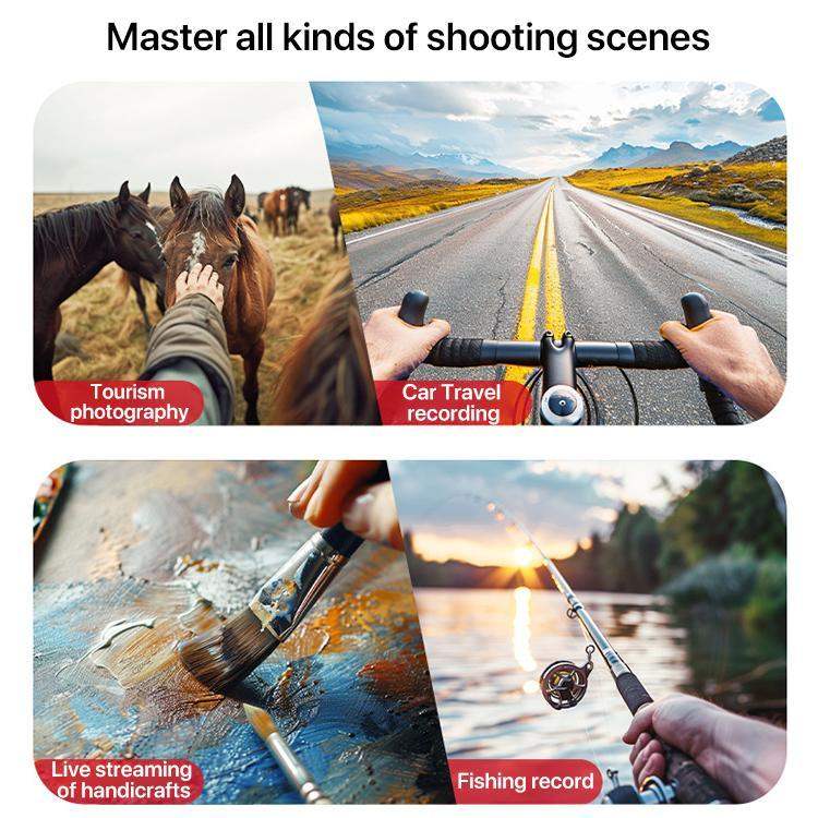 Bröstsele till GoPro, Insta360 & DJI – Stabilt handsfree-fäste för actionkameror - Action King