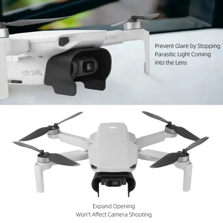 Sunnylife MM-Q9264 Camera Lens Sunshade Anti-glare Hood for DJI Mavic mini / Mini 4K / DJI Mini 2 SE - Action King