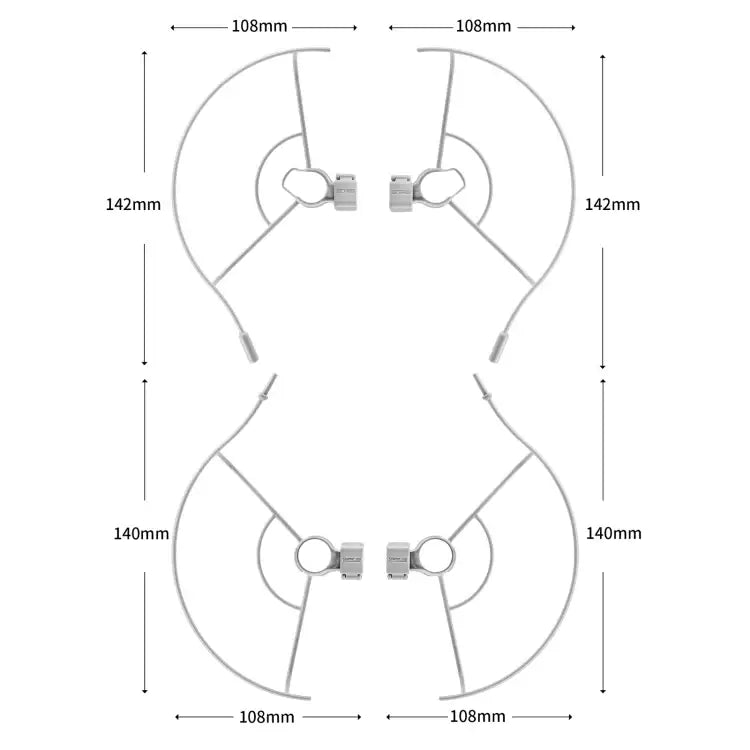 STARTRC 1109131 Drone Propeller Protective Guard Anti-collision Ring for DJI Mini 2 / Mavic Mini - Action King