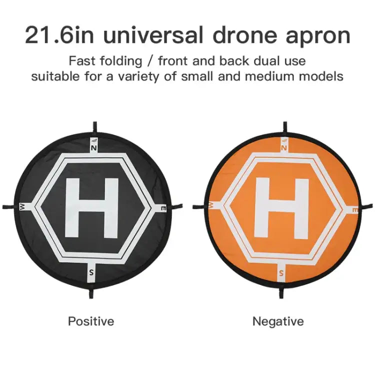 RCGEEK 55cm Round Portable Parking Apron Foldable Landing Pad for DJI Mavic Mini / Air 2S / FPV - Action King