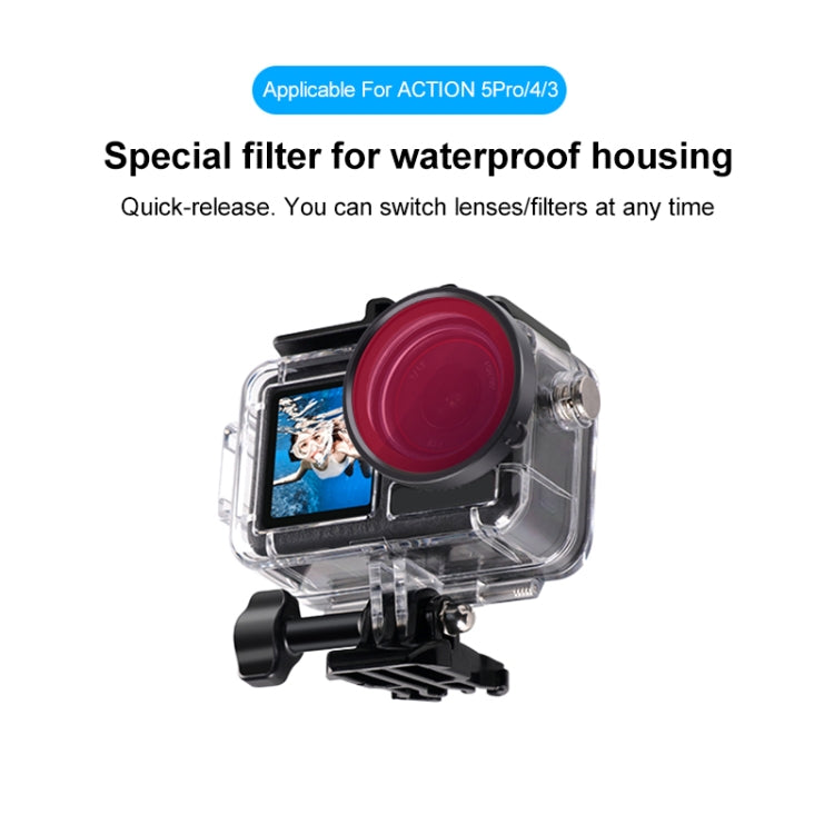 Tauchfilter Osmo Action 5 Pro für klare Unterwasserbilder