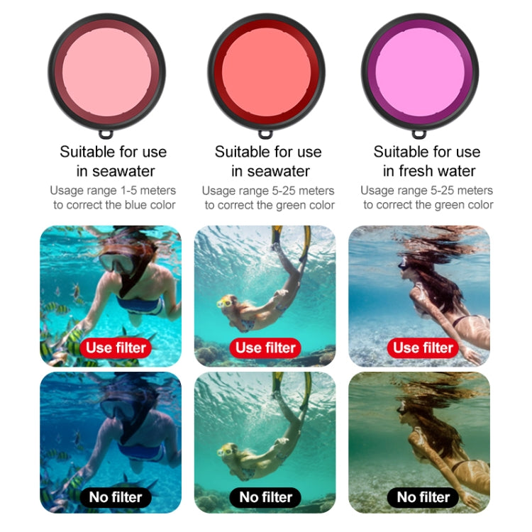 Tauchfilter Osmo Action 5 Pro für klare Unterwasserbilder
