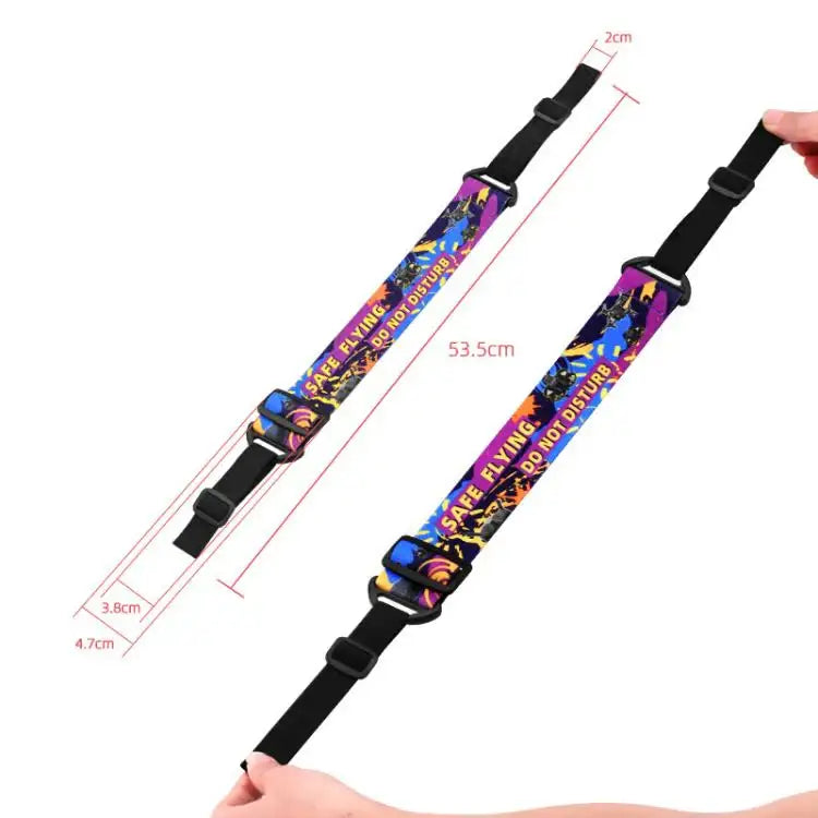 BRDRC Colorful Graffiti Headband Fixed Strap For DJI Aavta Goggles 2 / FPV Goggles V2 - Action King
