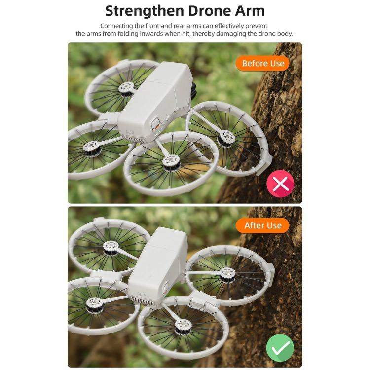 For DJI Flip Sunnylife Anti-shake Arm Buckle Fixing Integrated Buckle Quick Release Anti-Collision Buckle - Action King