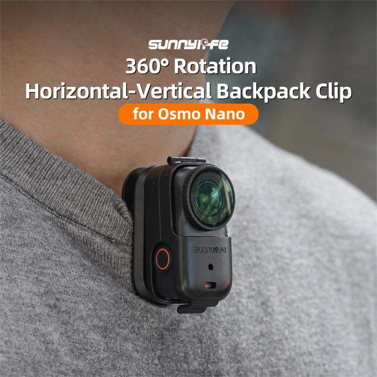 Ryggsäcksklämma med 360° Rotation för Osmo Pocket nano