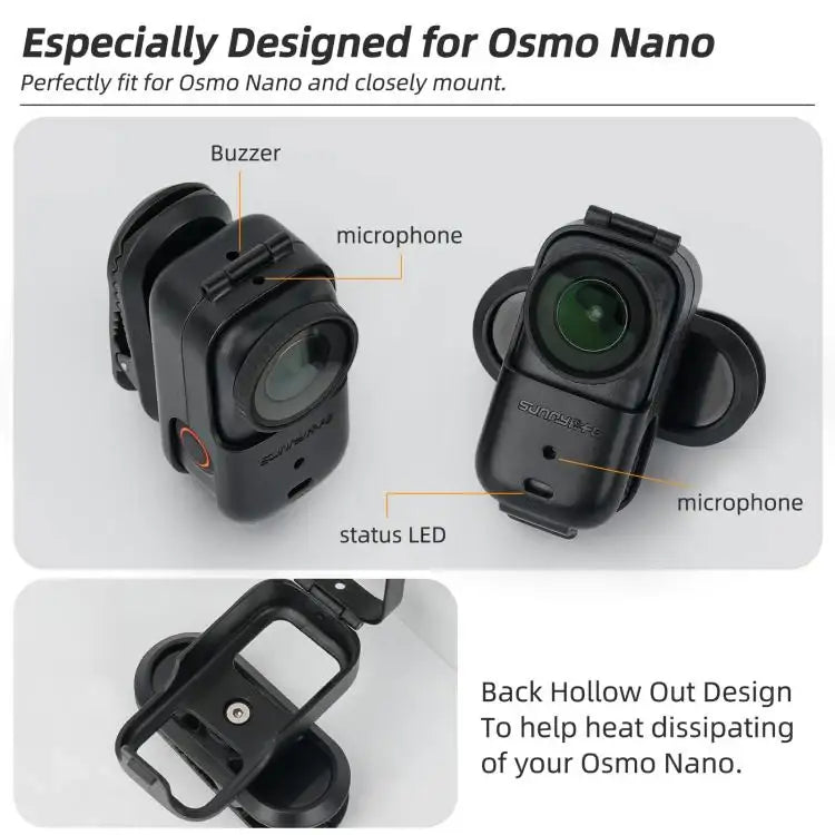 Ryggsäcksklämma med 360° Rotation för Osmo Pocket nano