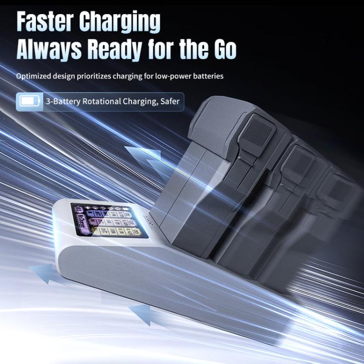 DJI Mini 5 Pro / Mini 4 / Mini - Trippel Batteriladdare för DJI Mini