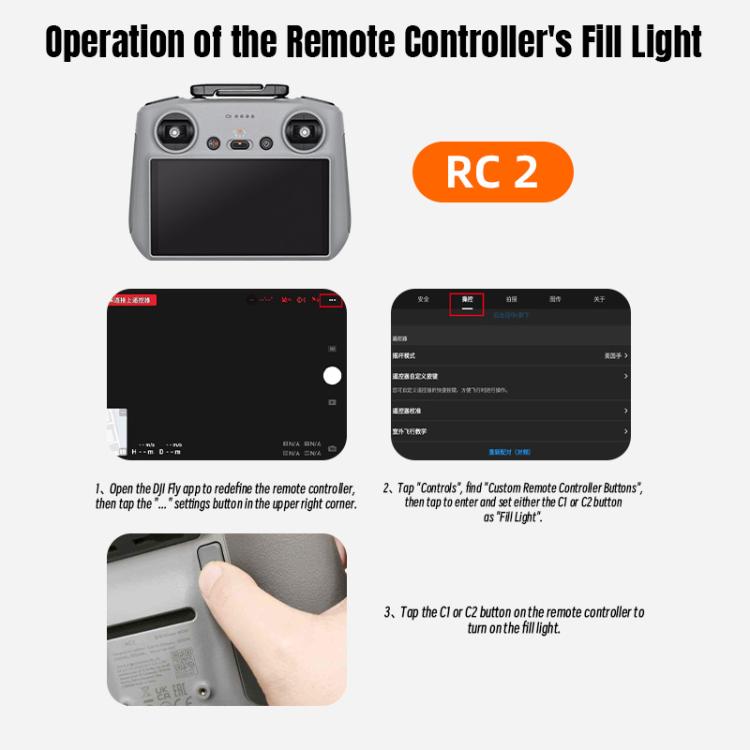 STARTRC LED Kastsystem för DJI Mini 5 Pro