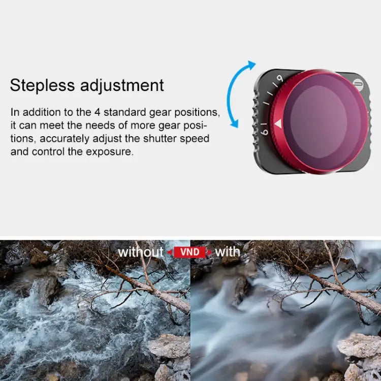 PGYTECH P-16A-041 VND-6-9 Gears Lens Filter for DJI Mavic Air 2 Drone Accessories - Action King