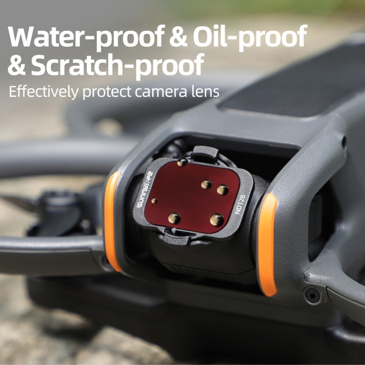 Für DJI Avata 2 Sunnylife Kameraobjektivfilter, MCUV, ND8, ND16, ND32, ND64, ND128, 4 in 1 ND8/16/32/64, 5 in 1 ND8/16/32/64/128, 4 in 1 MCUV ND8/16/32, 6 in 1 MCUV ND8/16/32/64/128