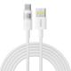 Baseus Display 100W USB-A to Type-C Fast Charging Cable, Length:2m(White)