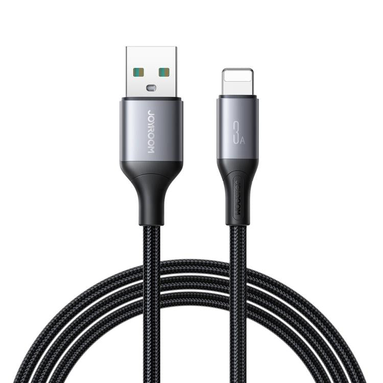 JOYROOM USB-C Laddkabel (60W) för snabbladdning i svart. Ansluter USB-C enheter.