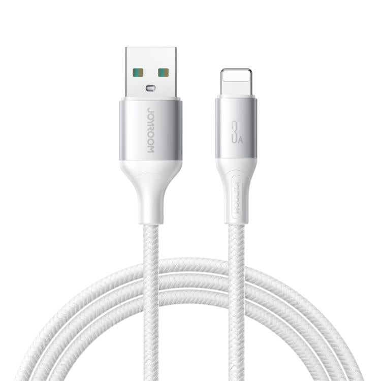 JOYROOM USB-C Laddkabel för Snabbladdning 60W, flätad nylon, svart. Optimal för snabb laddning.