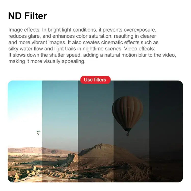 Filterkit för DJI Mini 5 Pro JSR KB Series Drönare