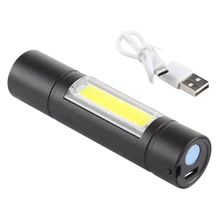 A1 USB-Taschenlampe mit festem Fokus und 3 Leuchtmodi