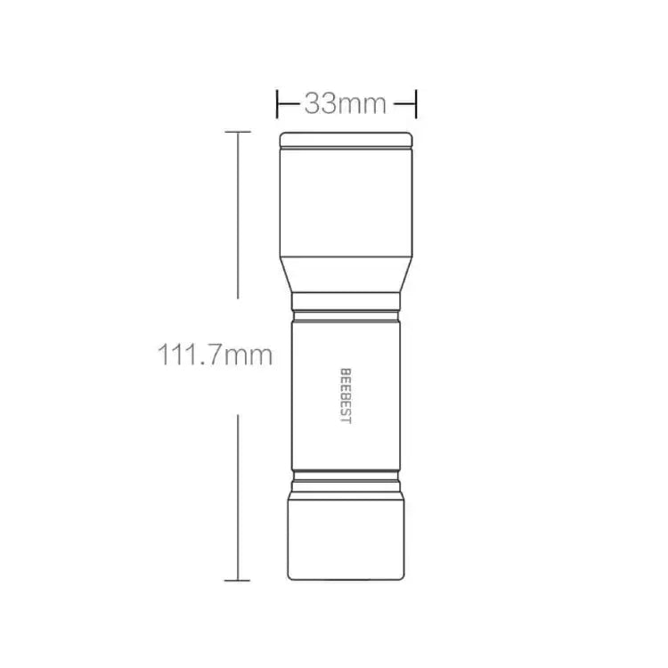 BEEBEST bärbar LED-ficklampa. Köp denna lilla, pålitliga ficklampa för ljus i mörkret.