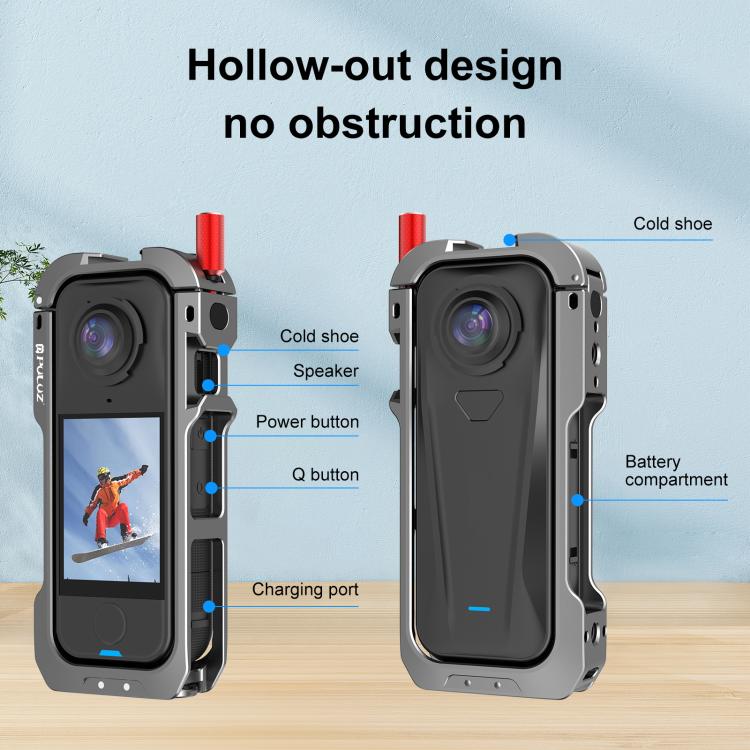 Robust Metallbur för Insta360 X4 Skydd