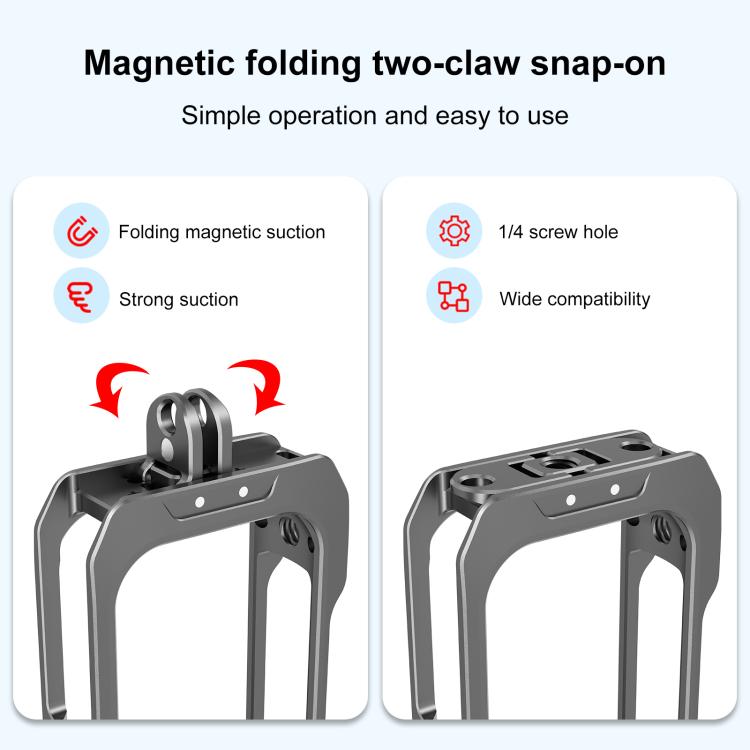 Robust Metallbur för Insta360 X4 Skydd