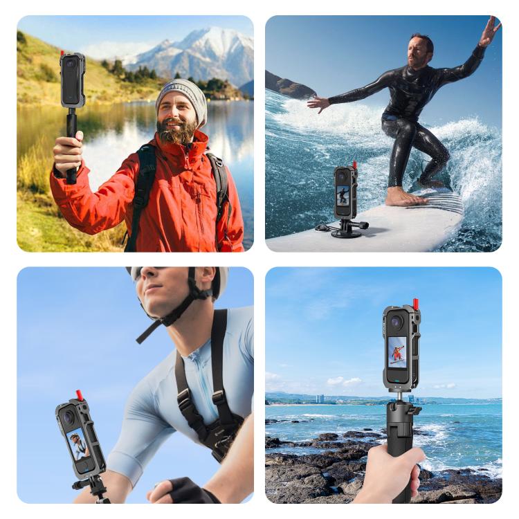 Robust Metallbur för Insta360 X4 Skydd