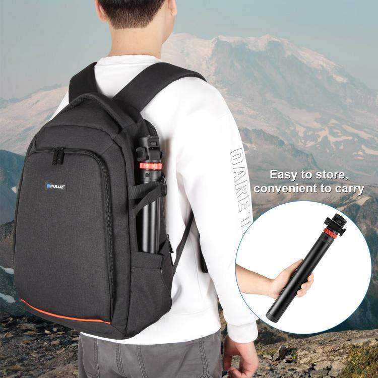 PULUZ teleskopstativ 2m: Hållbart och mångsidigt stativ för fotografering och video.