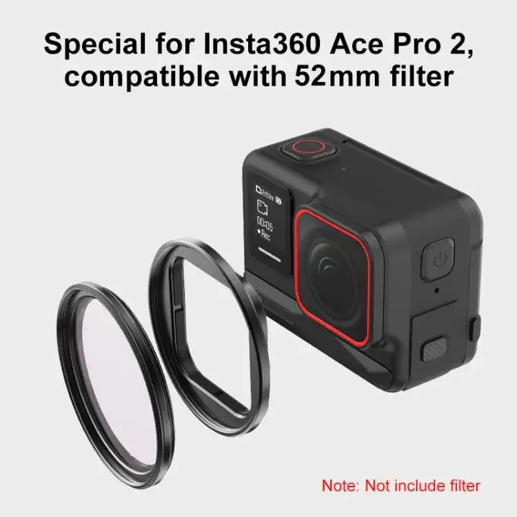 For Insta360 Ace Pro 2 PULUZ Filter Holder Metal Protective Filter Frame - Action King