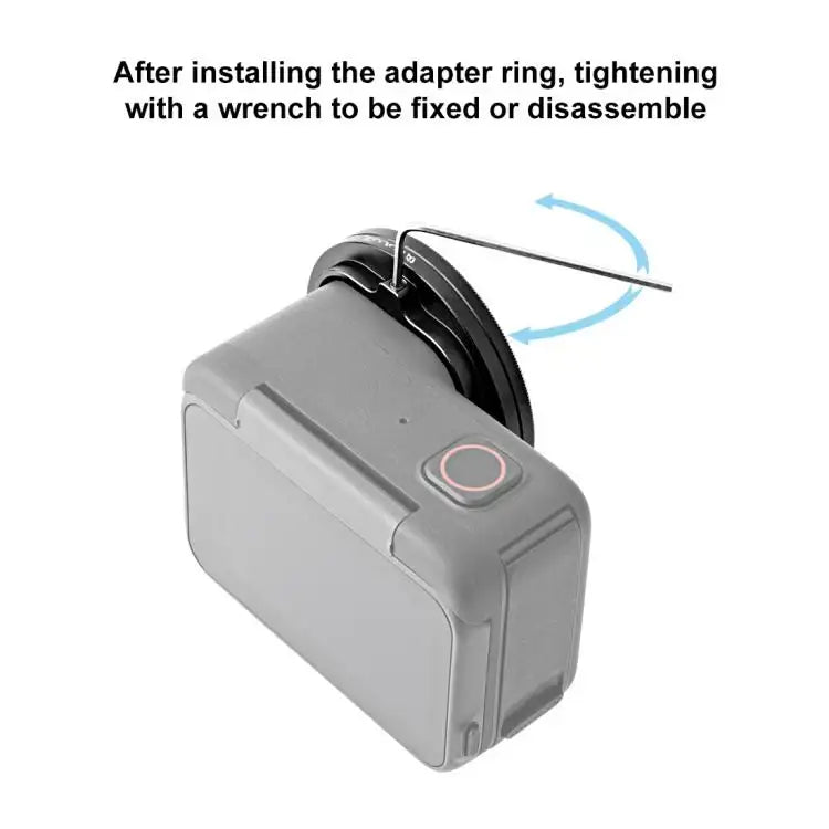 PULUZ 52mm UV Filter Adapter Ring med Linskydd – För Insta360 Ace Pro 2 - Action King