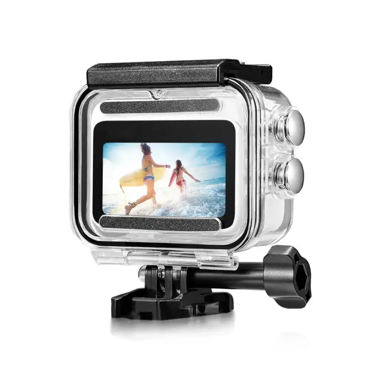 For Insta360 GO 3 PULUZ 60m Underwater Waterproof Housing Case with Base Adapter & Screw - Action King