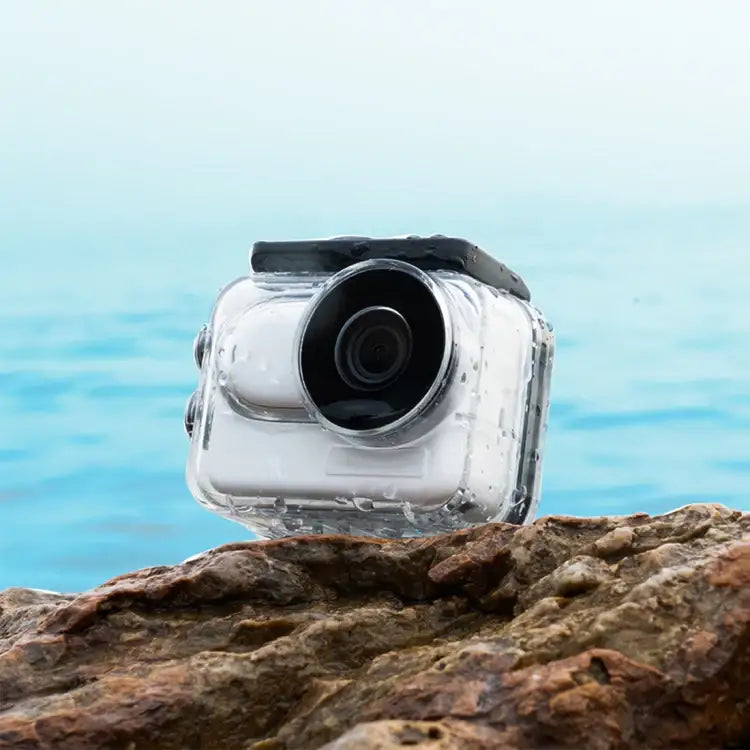 For Insta360 GO 3 PULUZ 60m Underwater Waterproof Housing Case with Base Adapter & Screw - Action King